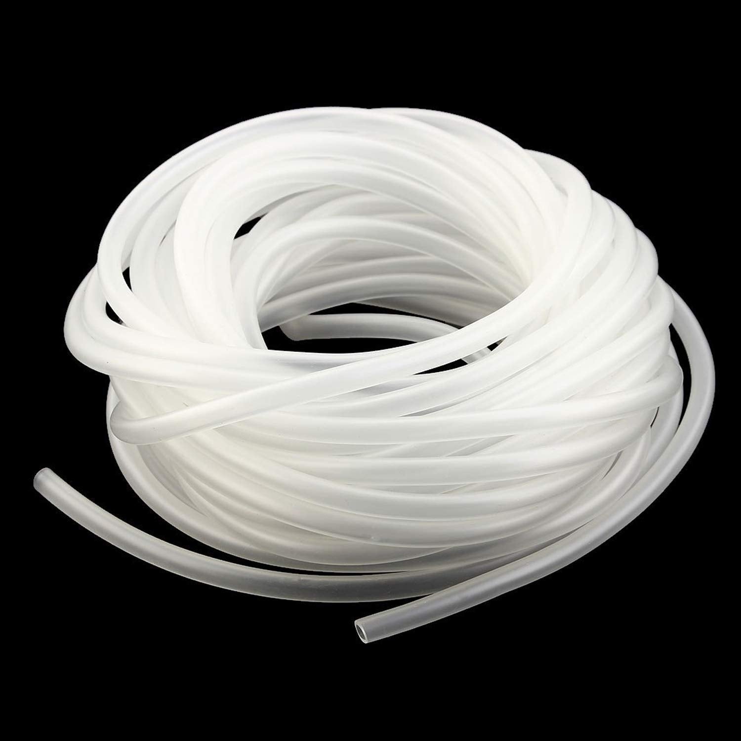 Buraq Imported Silicone Flexible Oxygen Air Pump Tube Pipe Soft White (10M/20M/30M/40M/50M) (40M)