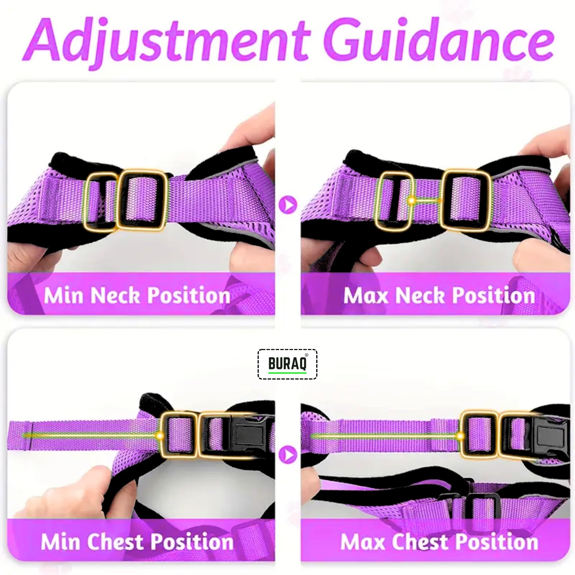 Cat Harness with Leash (S - Grey)