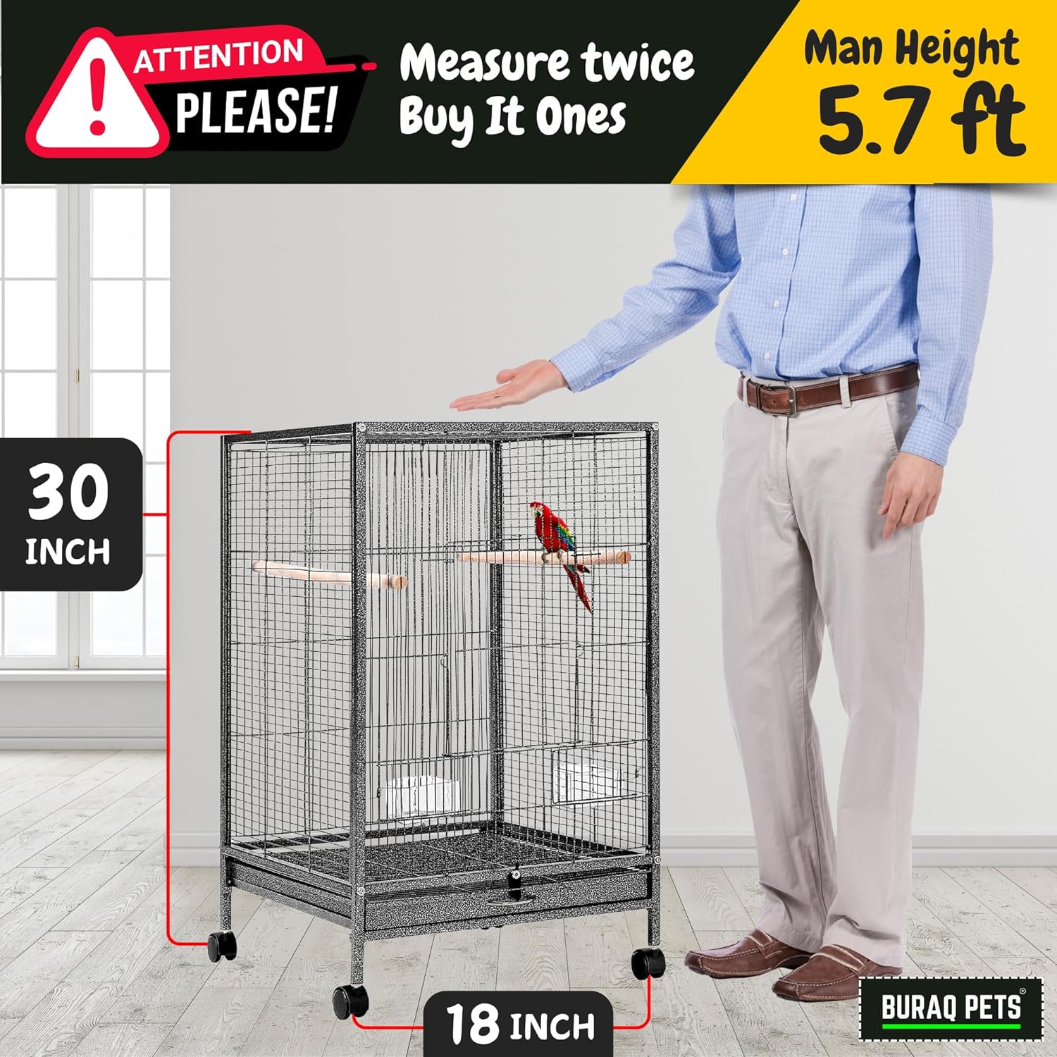 30 inch Exotic Large Bird cage