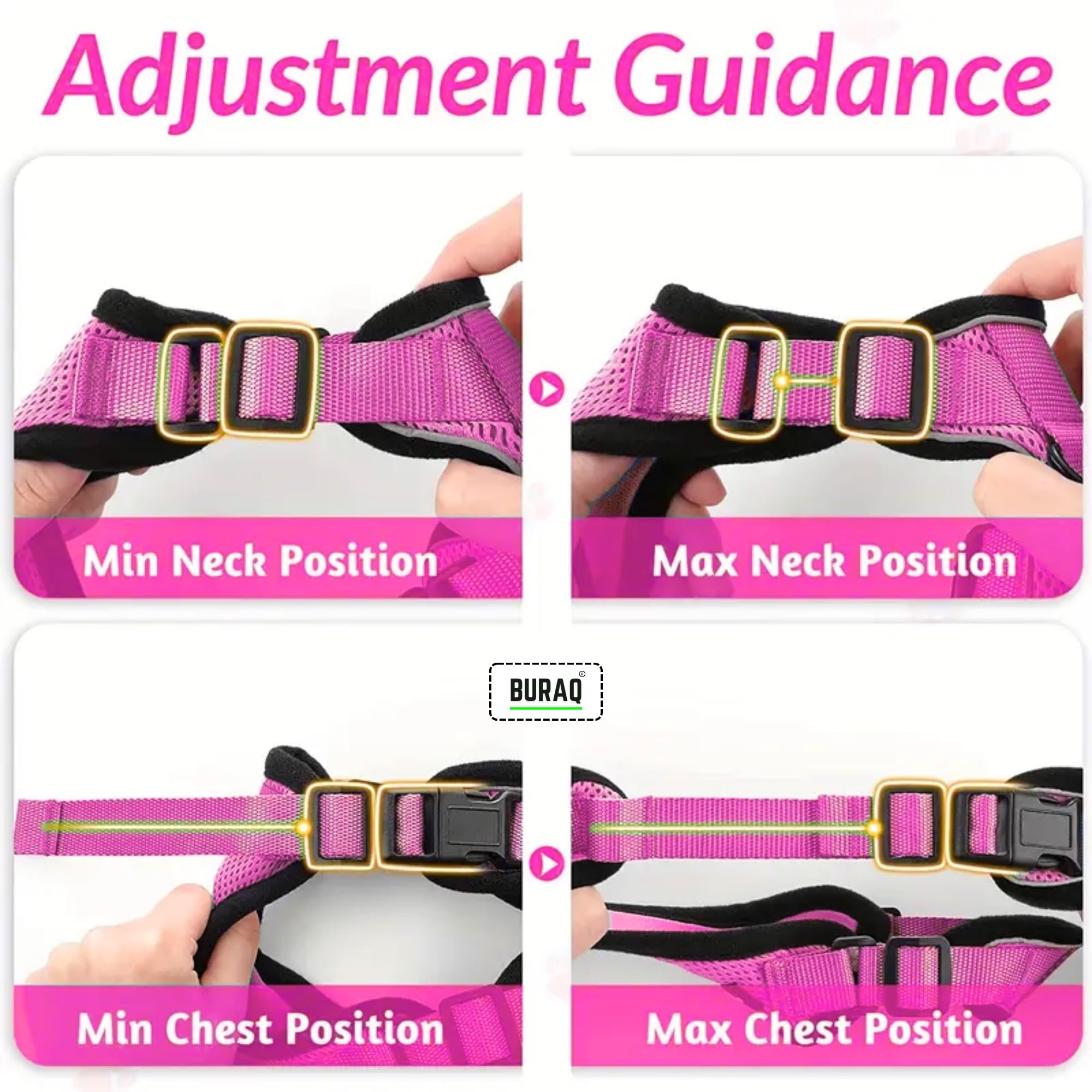 Cat Harness with Leash (S - Grey)