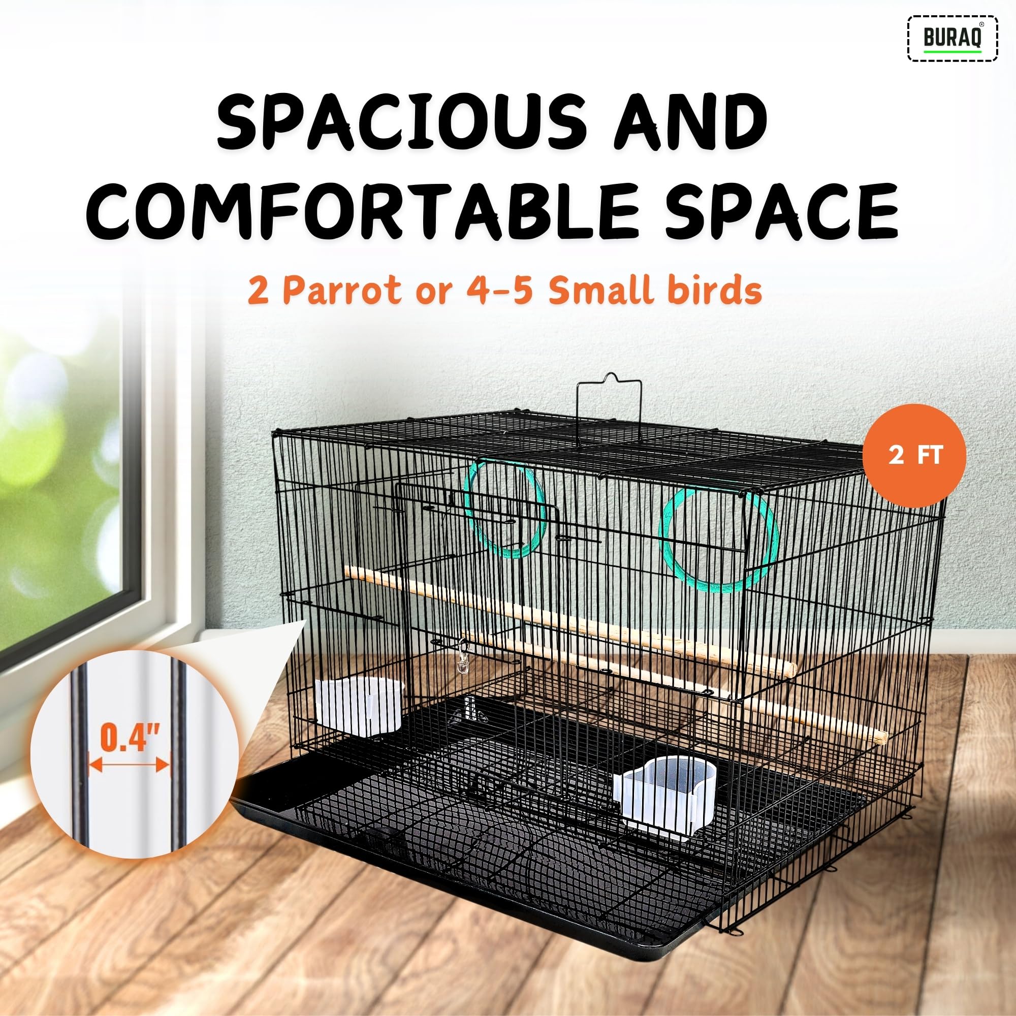 2FT Bird Cage Best for Lovebird