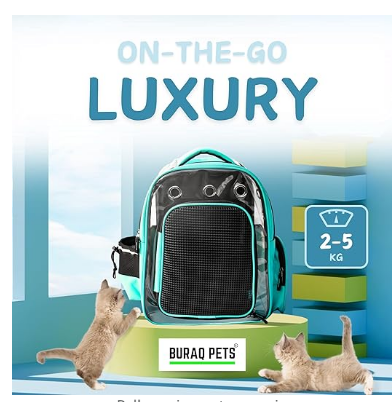 Buraq Pets Explorer Pet Carrier Backpack