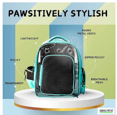 Buraq Pets Explorer Pet Carrier Backpack