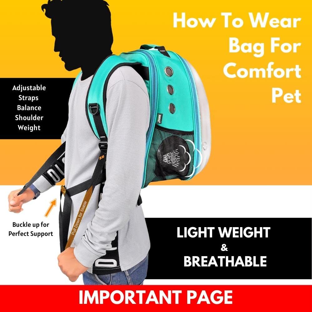 Expandable Astronaut Pet Carrier Backpack