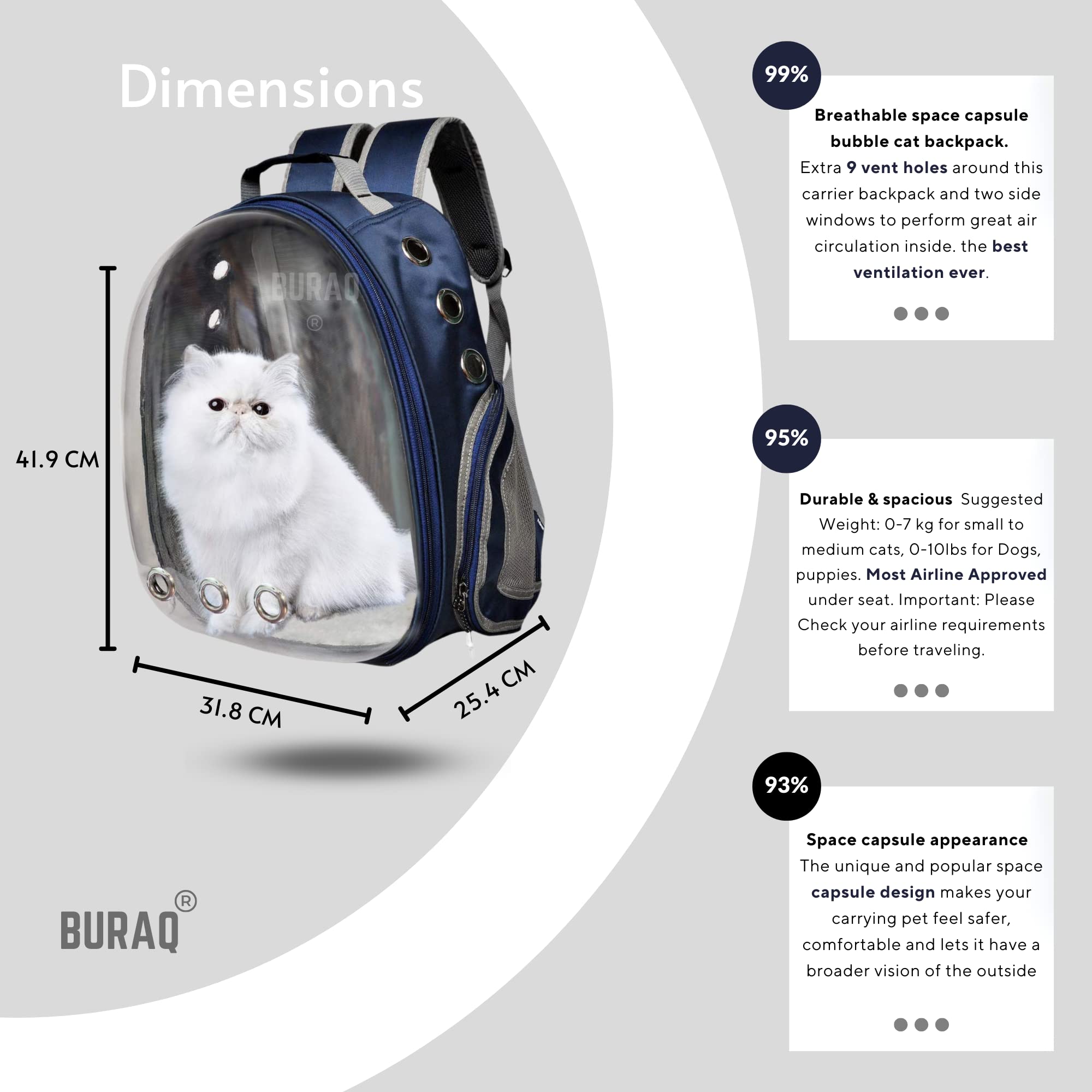 Astronaut Transparent Pet Carrier Backpack